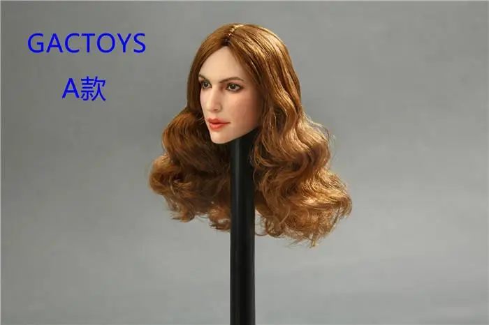 Пользовательские головные уборы GACTOYS GC013 1/6 женские 3 цвета кудри волос Девушка