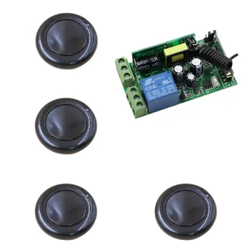 

AC85 110V 220V 240V 250V 1CH 1 CH Wireless Relay Remote Control Switch Remote ON/OFF Receiver Transmitter ; 315/433Mhz