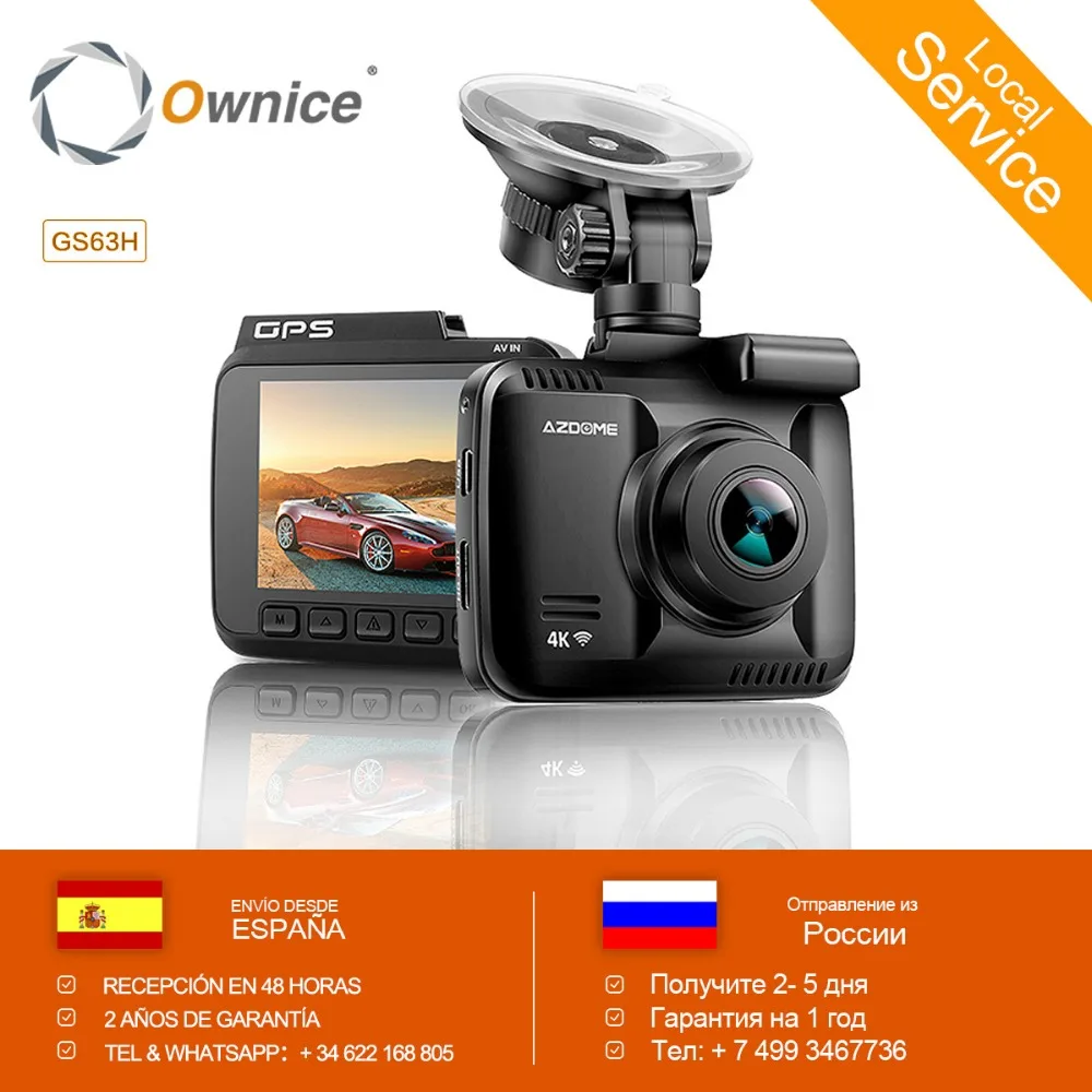 

Ownice car DVR 1080HD Night Vision Dash Cam Car Camera Auto Recorder Dual Lens Built in GPS Camcorder 4K Night Vision Dashcam