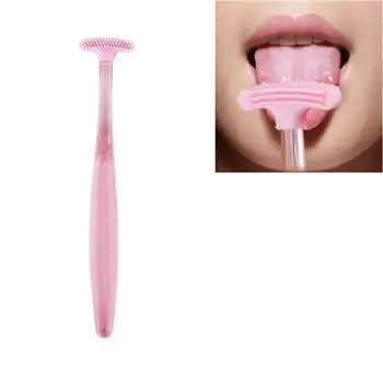 

Unisex Rubber Tongue Scraper for Tongue Mouth Brush Reusable Fresh Breath Maker Arc-shaped Manual Fur Cleaner Toothbrush