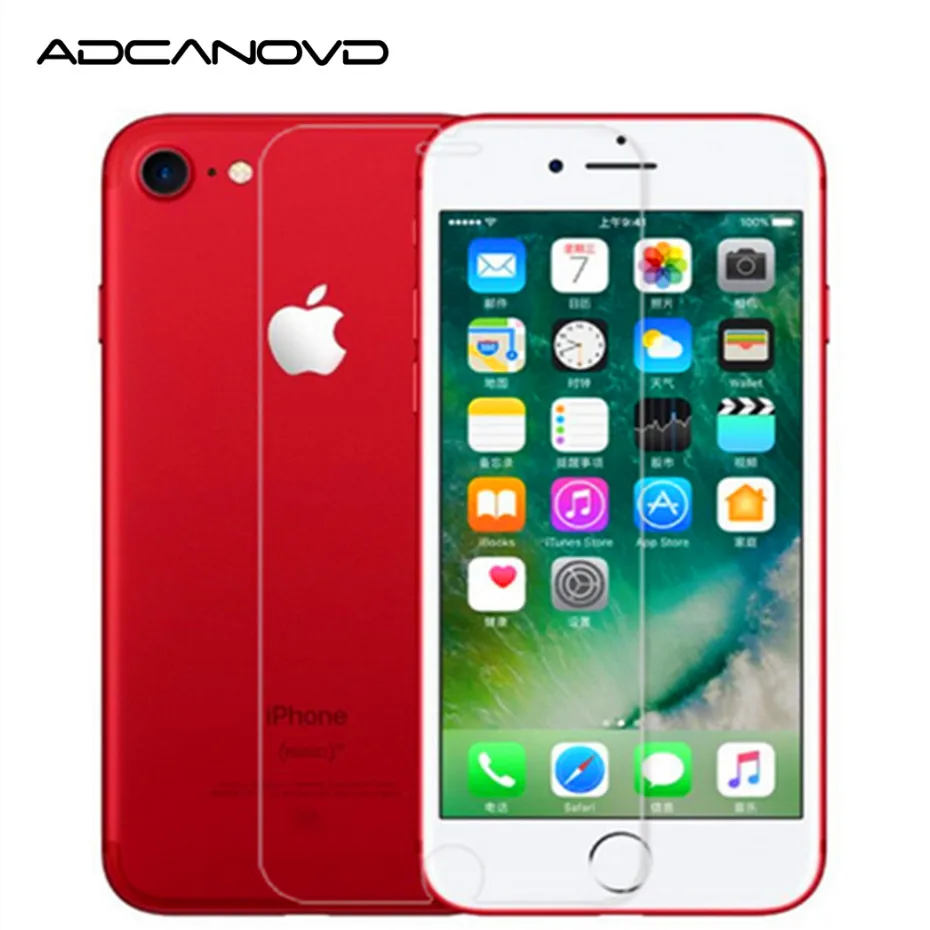 10 шт./лот adcanovd для IPhone X защита экрана 9 H 2.5D Взрывозащищенный закаленное Стекло iphone