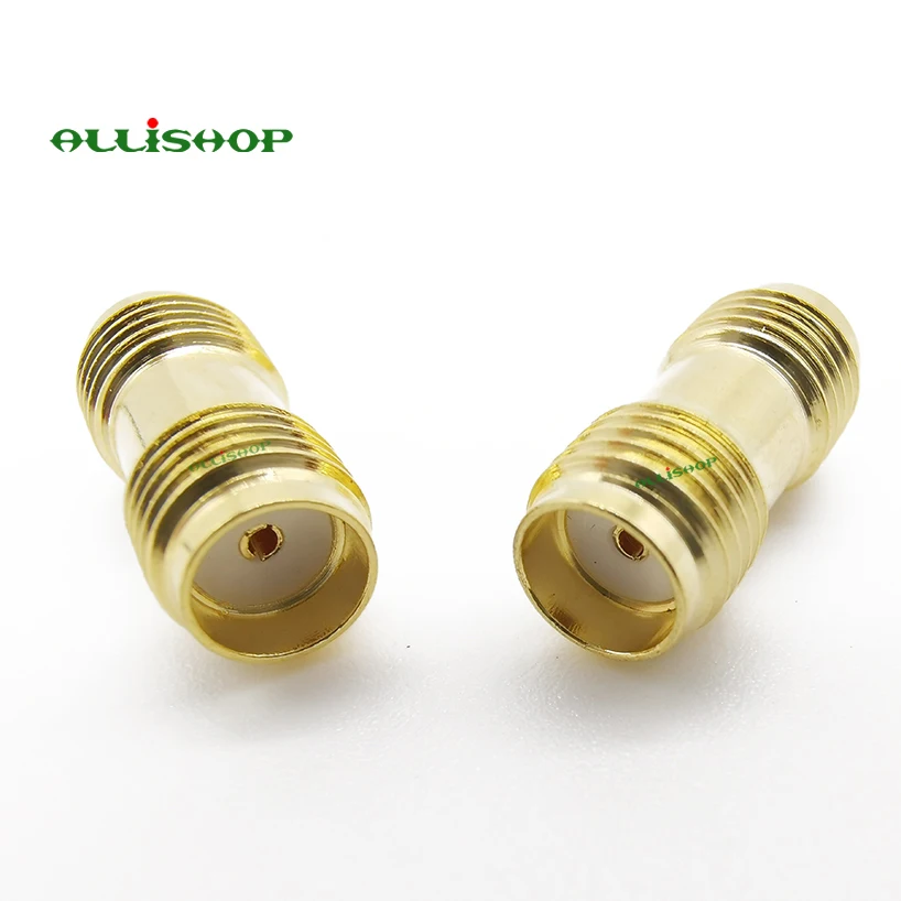 

100Pcs SMA Jack Adapter SMA Female to SMA Female RF Coax Adapter Convertor Goldplated Connector SMA Jack to SMA Jack RF Adapter