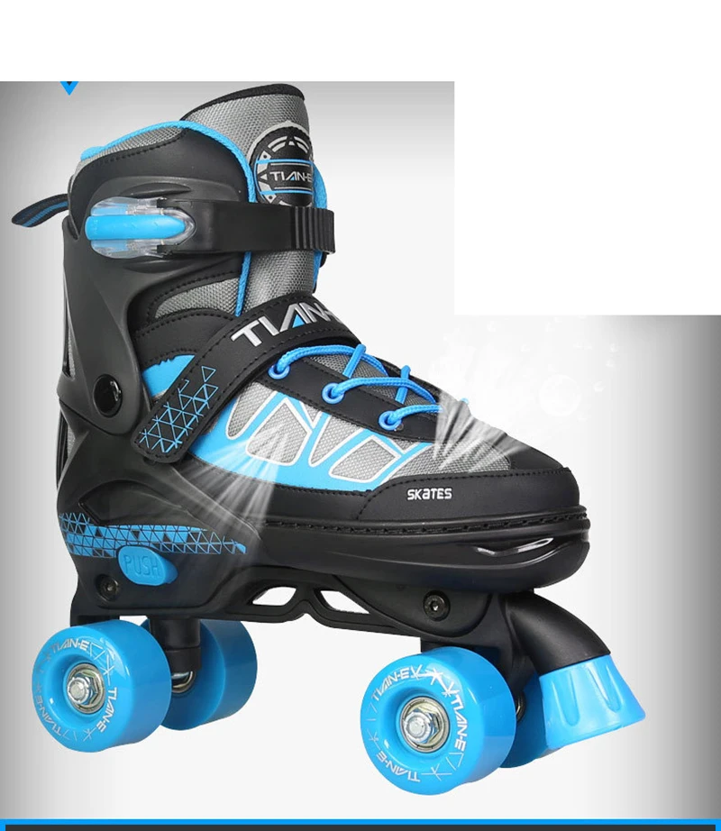 الكبار الأطفال مزدوجة خط رباعية مواز أحذية التزلج على الجليد الأحذية بو 4 عجلات للصدمات مع الفرامل مستقرة قابل للتعديل الكبار الأطفال مزدوجة خط رباعية مواز أحذية التزلج على الجليد الأحذية بو 4 عجلات للصدمات مع الفرامل مستقرة قابل للتعديل
