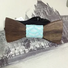 Лидер продаж деревянный галстук-бабочка Для мужчин украшения для детей; из дерева галстук-бабочка