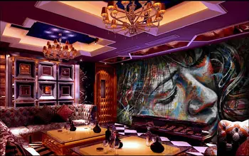 

[Self-Adhesive] 3D Modern Girl Painting Graffiti 32 Wall Paper mural Wall Print Decal Wall Murals