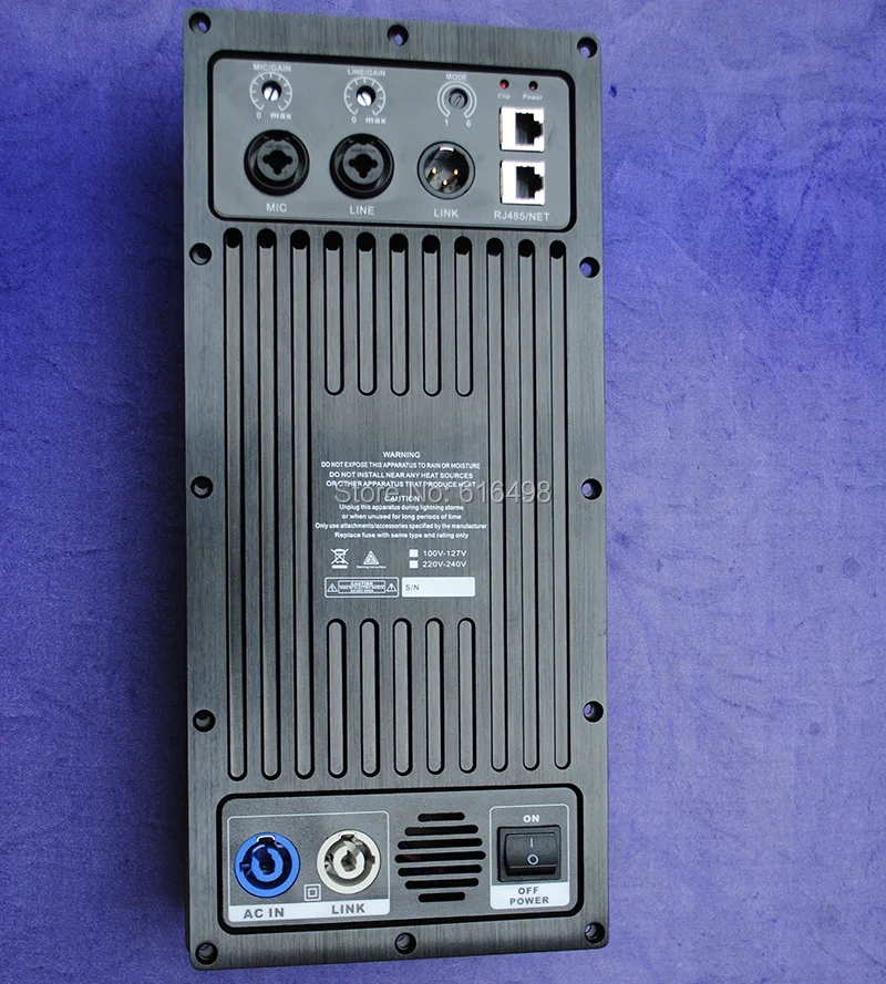 

2 way full range Speaker Amplifier Board RMS 600W Class D Amplifier Plate Built in DSP module with Aluminum Radiator