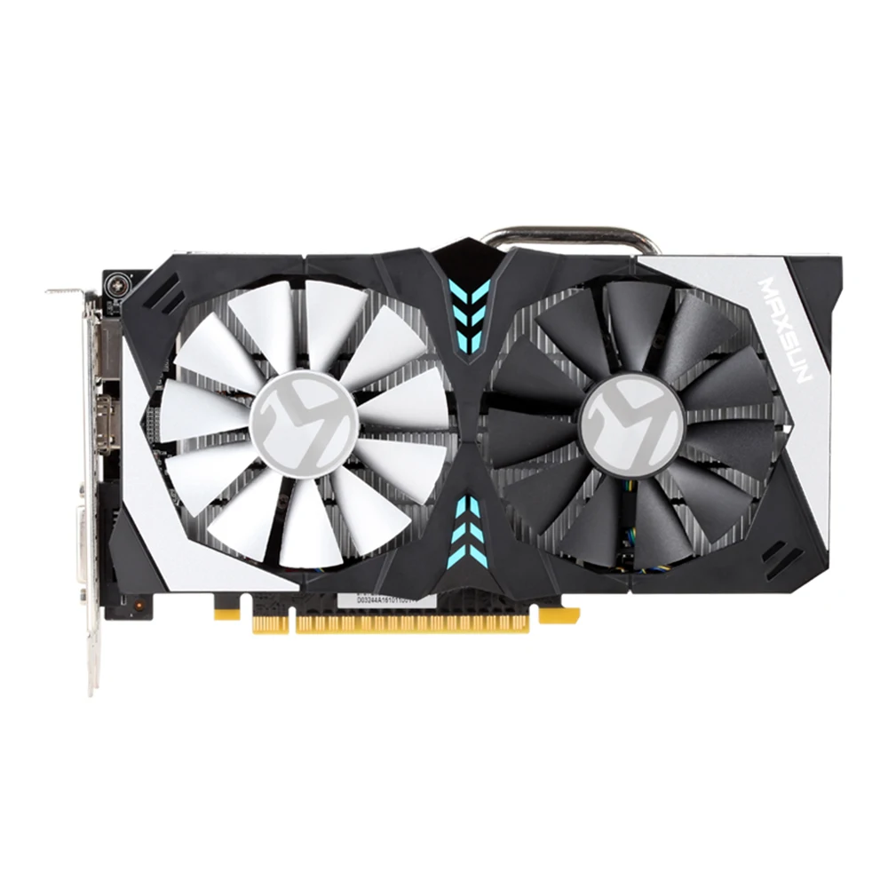 MAXSUN GTX1050Ti Терминатор 4 г Графика карты 7000 мГц 1291 1392 NVIDIA 128bit GDDR5 16nm DirectX 12 видео для