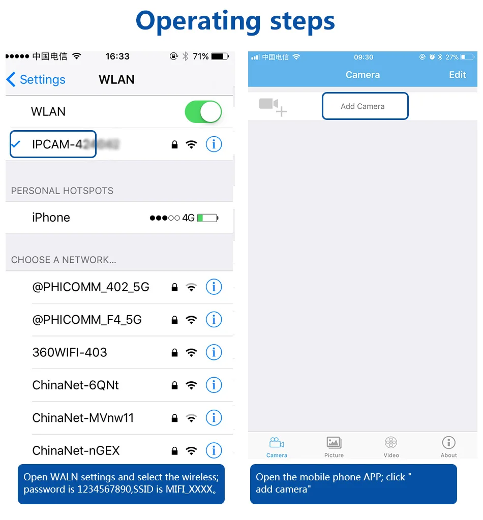 WI-FI IP Камера 720 P 960 P 1080 P Беспроводной проводной ONVIF P2P видеонаблюдения Пуля Открытый Камера с SD карты слот Max 64 г