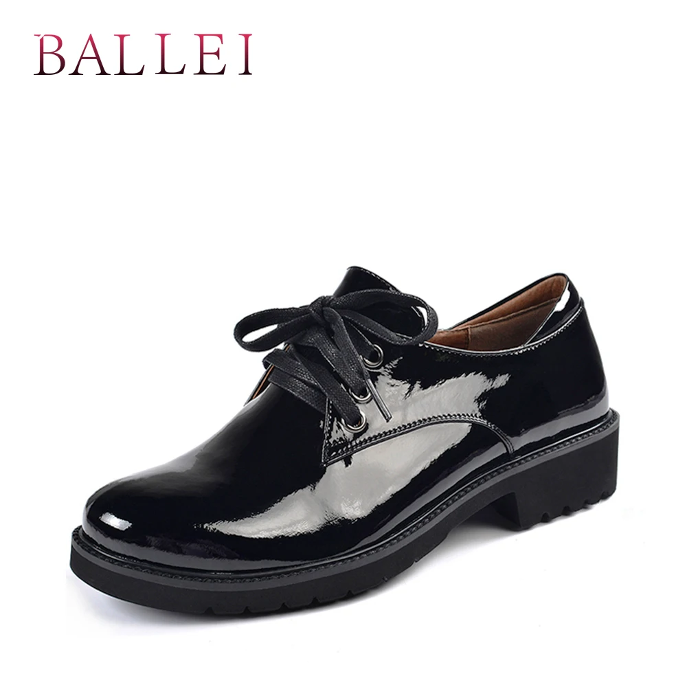 

BALLEI Handmade Woman Flats Luxury High Quality Genuine Leather Retro Round Toe Shoes Soft Low Heels Classic Fashion Flats P13