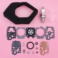 Carburetor Repair Rebuild Kit For Honda GX25 GX 25 Air Filter Primer Bulb Spark Plug Lawn Mower Replace Spare Part Carburetor Repair Rebuild Kit For Honda GX25 GX 25 Air Filter Primer Bulb Spark Plug Lawn Mower Replace Spare Part