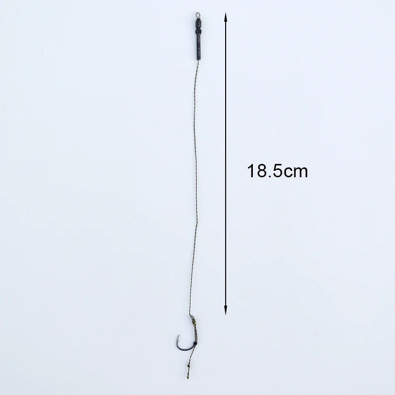 Carp Fishing Hair Rig 6pcs/set Ready Made Boilie Hook Carp Fishing Hair Rig Ready Tied Carp Fishing Hooks Size 2# 4# 6# 8#
