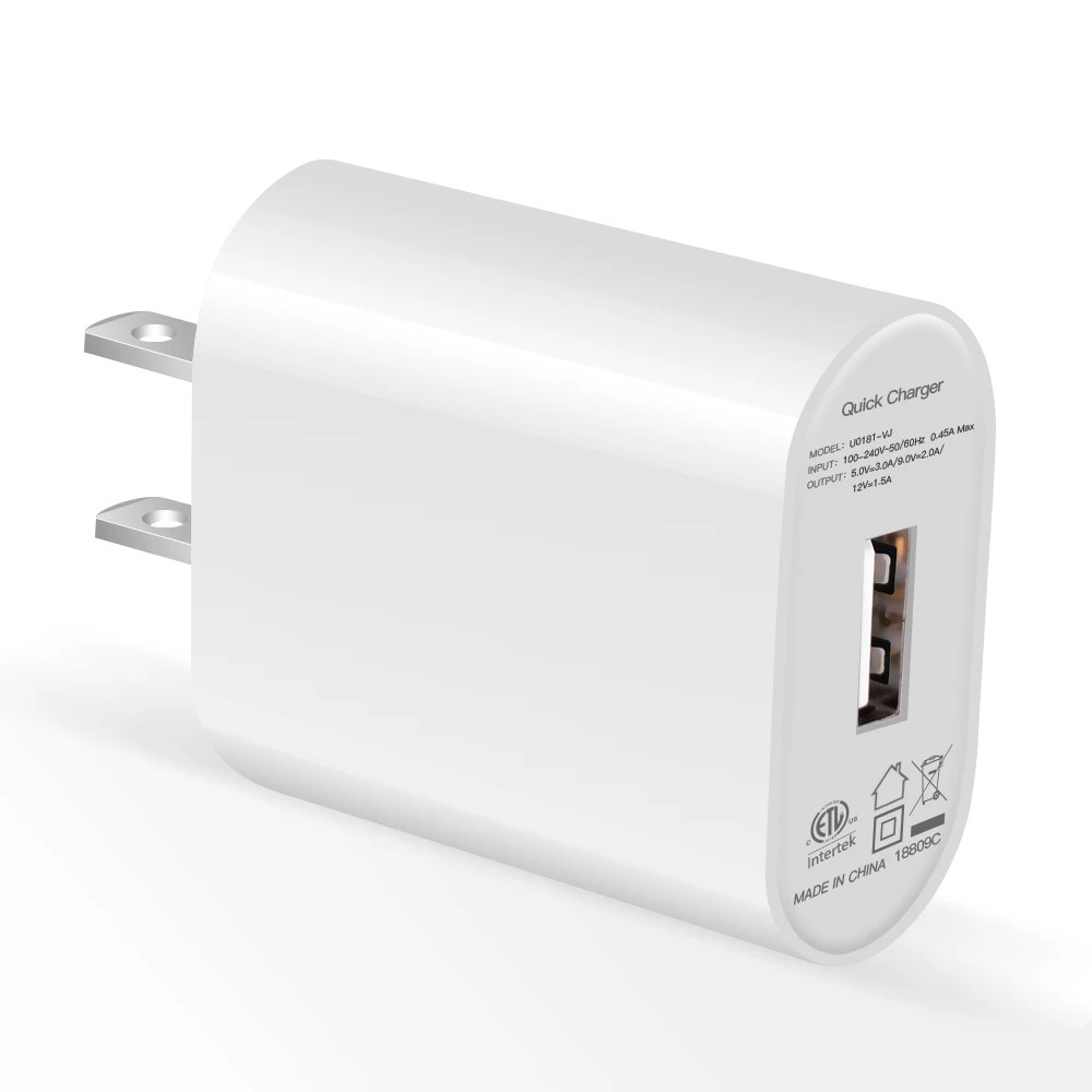 

ZMonlinery 18W quick charge 3.0 USB Charger For iPhone X 8 Fast Charging Travel Wall US EU Plug For Samsung S9 S8 Note Adapter