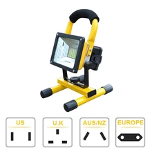 24 Светодиодный прожектор 30 Вт Портативный Перезаряжаемый наружный прожектор безопасности водонепроницаемый Светодиодный прожектор Exterieur с автомобильным зарядным устройством