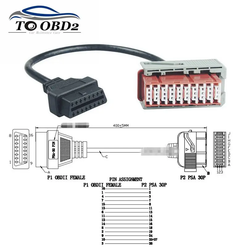 Высокое качество Lexia3 кабель LEXIA 3 PSA 30pin Lexia 30 контактный для Citroen Peugeot
