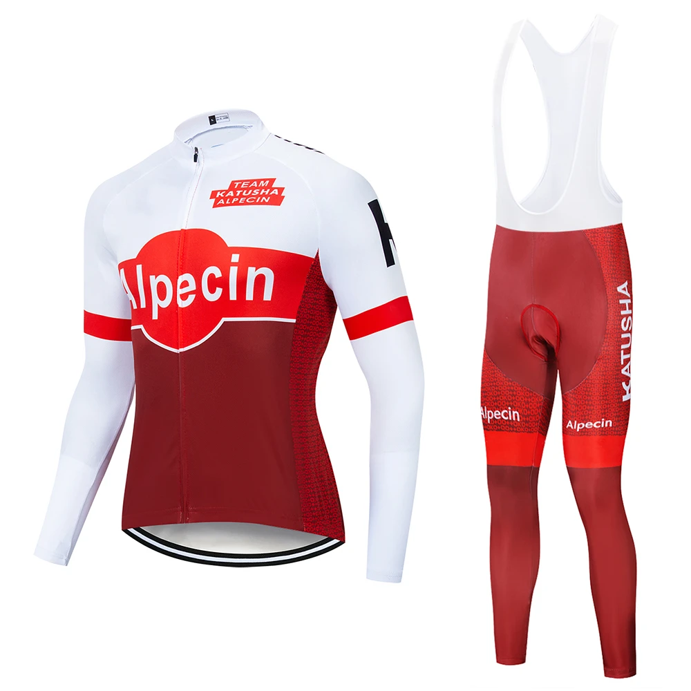 KATUSHA 2019 Весенняя легкая профессиональная команда с длинным рукавом Велоспорт