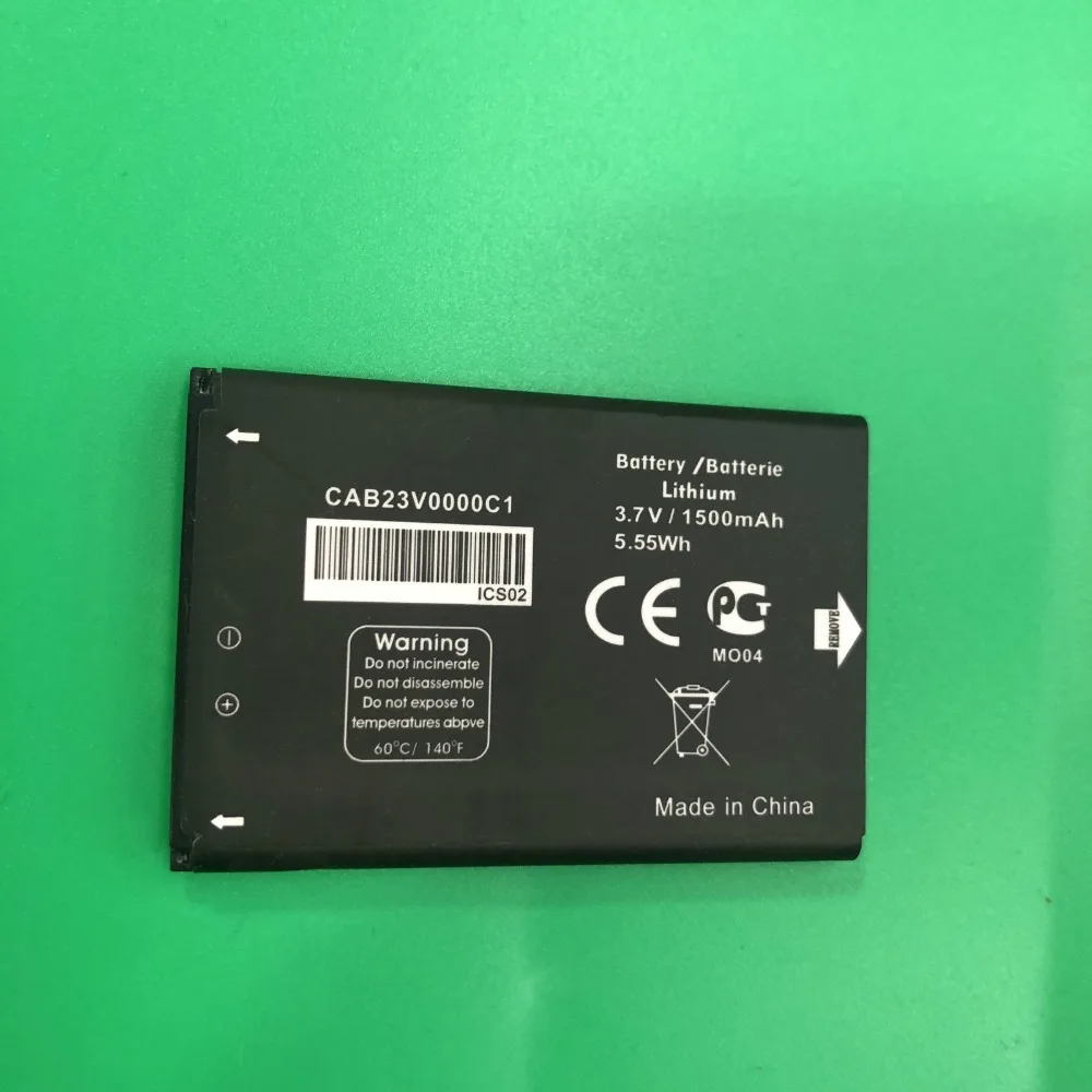Новое высокое качество CAB23V0000C1 1500 мА/ч Батарея для Alcatel Работает с любым