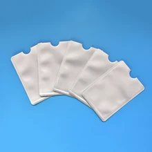 FGHGF Лидер продаж 10 шт. Серебряный анти сканирование RFID рукав протектор кредитной ID карты Алюминиевый держатель фольги прочное качество