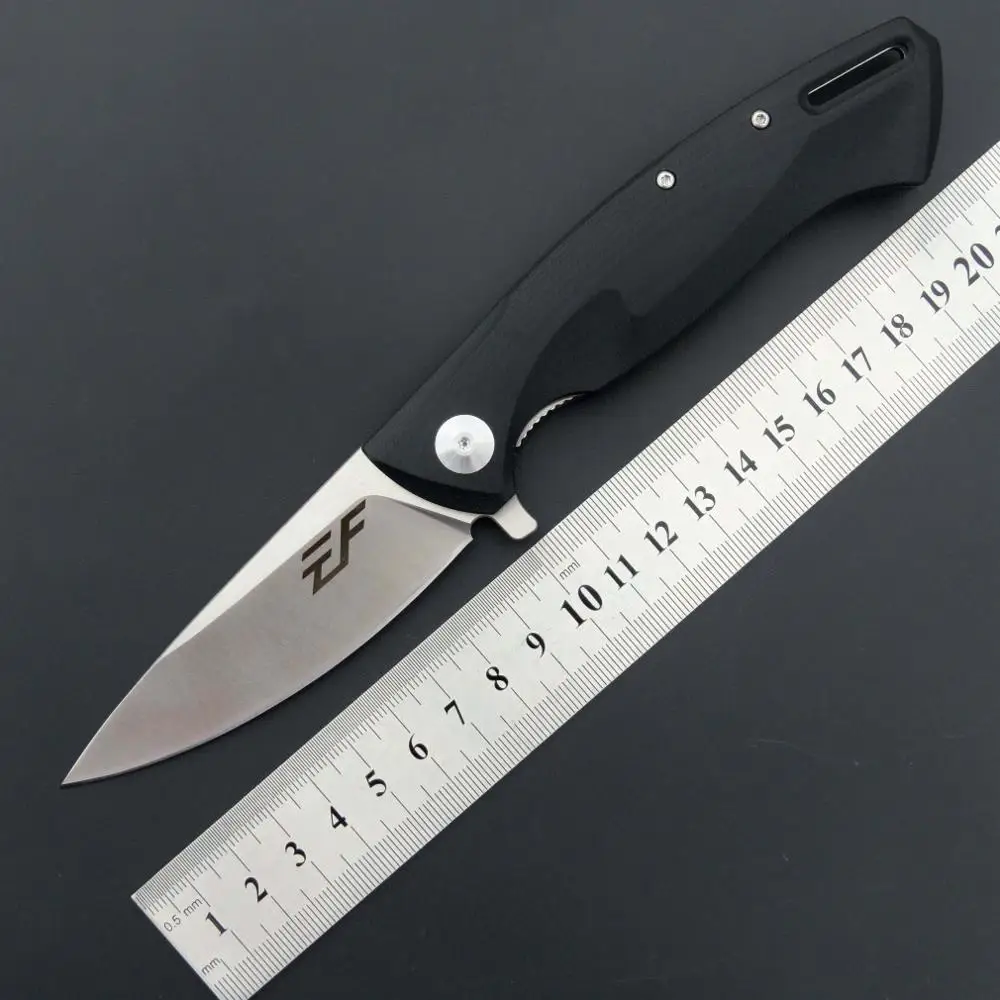 

Eafengrow EF26 58-60HRC D2 Blade G10 Handle EDC Folding knife Survival Camping tool Hunting Pocket Knife tactical outdoor tool