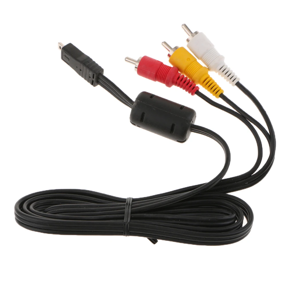 For Nikon Camera AV Cable Audio Video Cord EG-CP16 TV Connection RCA Adapter Wire Lead View Recording Iamge 1.2m/4ft Length 