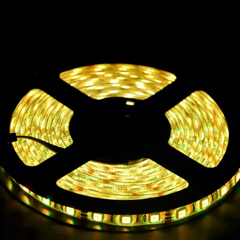 buy Fashion Home Decoration 5m LED Strip Light 5050 SMD Waterproof 12V 60W Lights Line For Bars Party Courtyard Advertising QP2