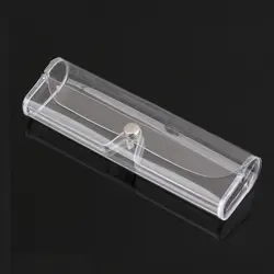 Футляр для очков жесткий прозрачный пластиковый однотонный унисекс пресбиопические очки футляр для очков Мужские аксессуары 2018 футляр
