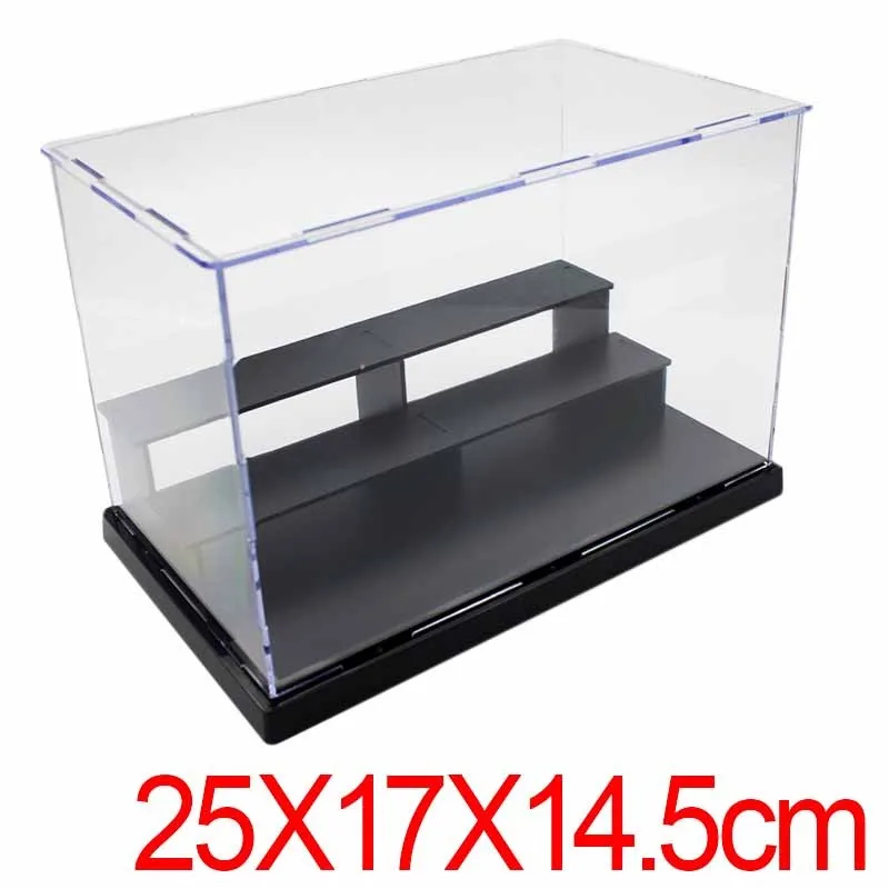 5 Types Acrylic Minifigures Building Blocks Display Box Showcase Self Assembly Display Case Cabinets Plastic Bricks Base Plate (4)