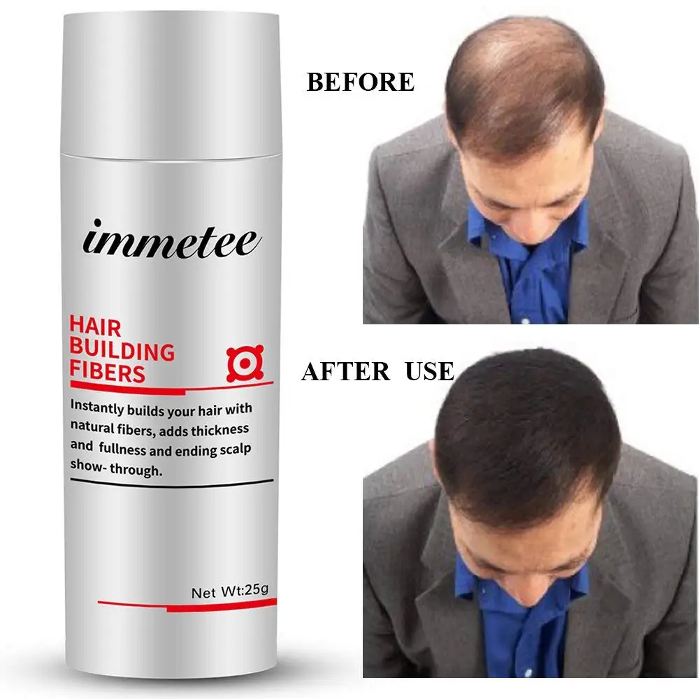 Keratin Hair Building Fibers Powder Conceal Instantly For Thinning