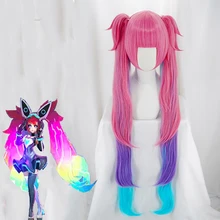 Парики для косплея из игры "Арена доблести", хакер девушка Анжела, парики для косплея, термостойкие синтетические парики, карнавальные вечерние парики на Хэллоуин