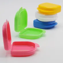 Стоматология для хранения протеза Чехол Коробка Фиксатор Рот Защитный Контейнер разные цвета