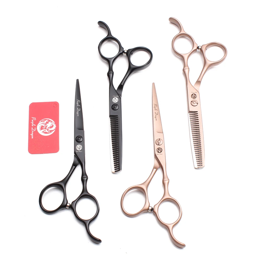

50Pcs Z9030 5.5" 16cm 440C Purple Dragon Wholesale Haircut Scissors Cutting Shears Thinning Scissors Professional Hair Scissors