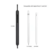 Compatible Pencil 1Nd And 2Nd Case,Soft Silicone Protective Cap Holder Sleeve Pouch Shockproof Drop Proof Cover For