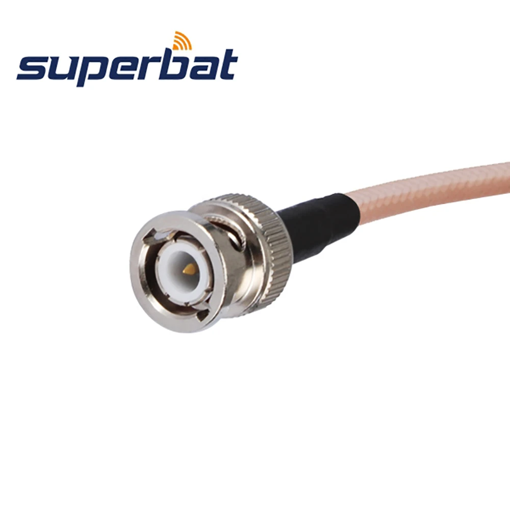 BNC Male to Plug Straight RF Coaxial Pigtail Jumper Cable