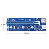 CHIPAL VER006C PCI-E Riser Card 006C PCI Express 1X 16X Extender 100CM 60CM USB 3.0 Cable 6Pin to SATA Power for Mining Machine ► Photo 2/6
