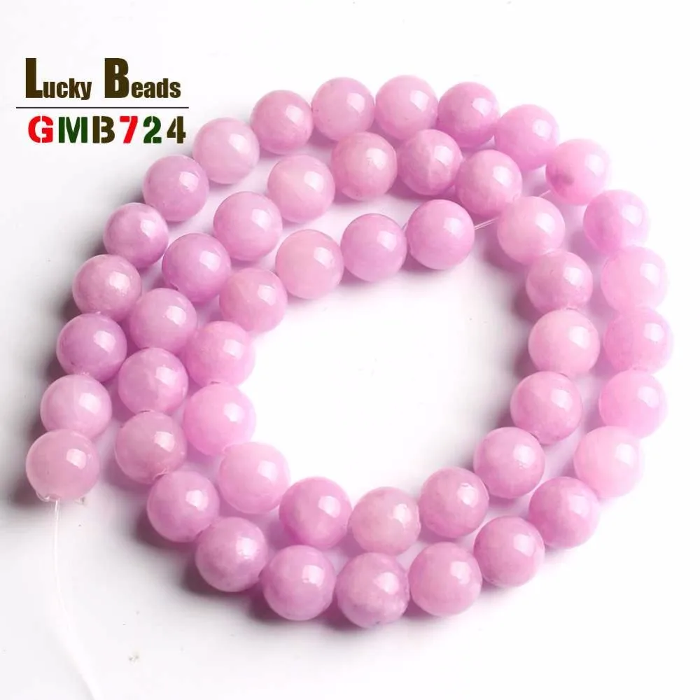 Бисер из натурального камня цветной облачный камень Нефритовый ручной работы F01873-12_3