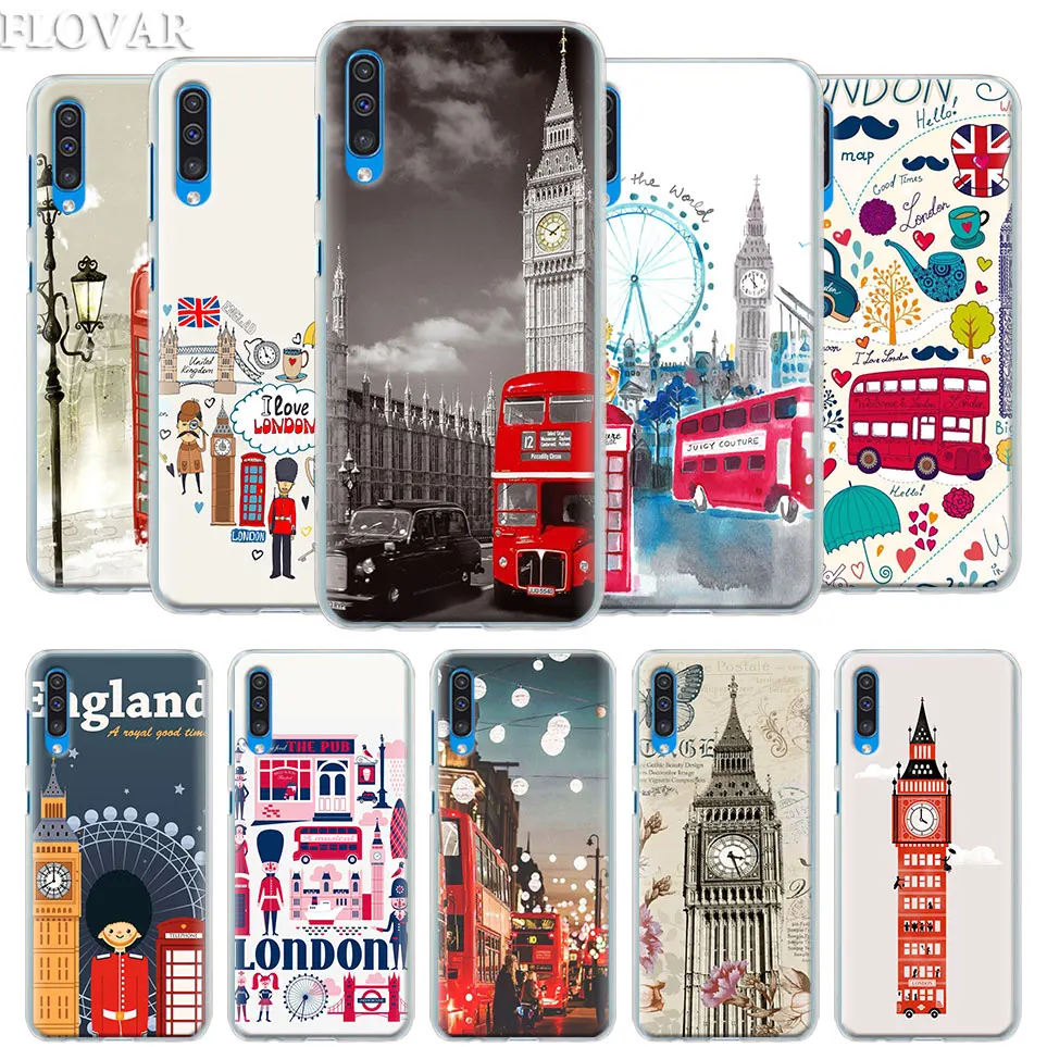 

Flag United Kingdom London Case Cover for Samsung Galaxy A30 A40 A50 A70 A6 A8 Plus A7 A9 2018 M30 Phone Case Coque