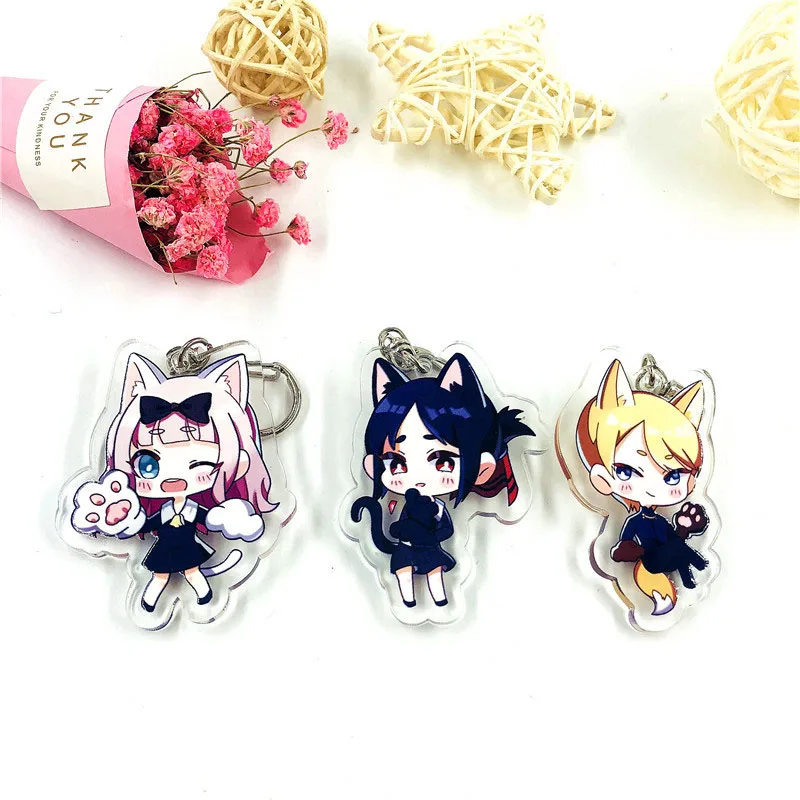 

Anime Kaguya-sama: Love Is War Acrylic Keychain Pendant Keyring Gift