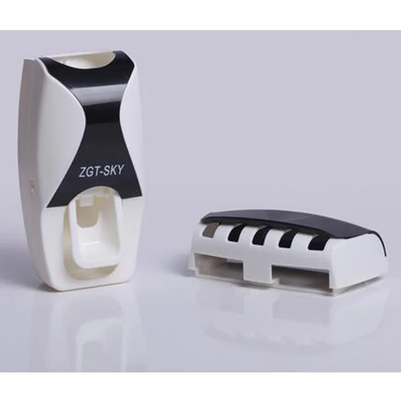 Инструмент для ванной комнаты аксессуар для ванной сжимающая ручка бесплатно Настенный Диспенсер зубной пасты, для зубной щетки держатель набор самоклеящийся