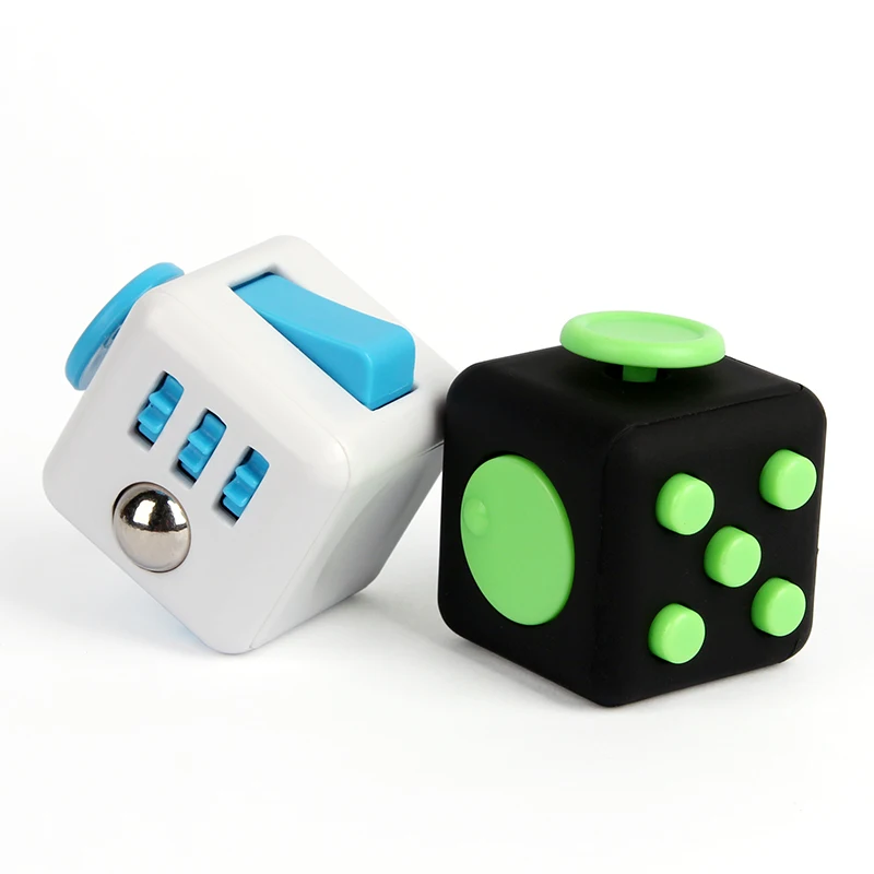 

Hand Press with Button Anti Irritability Cube Toy Stress Relief for Adults and Children Antistress Toy Sensory Toys