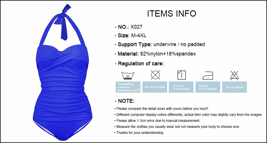 size info