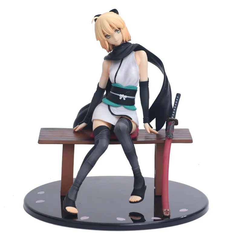 Fate Grand Order Okita Souji Статуя Фигурка Коллекционная модель игрушки | Игрушки и хобби