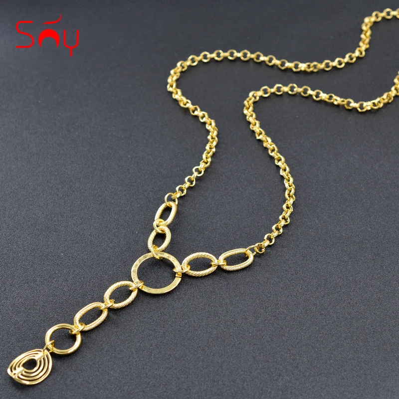 Классическое ювелирное изделие Sunny Jewelry 2020 длинная цепочка ожерелья для женщин