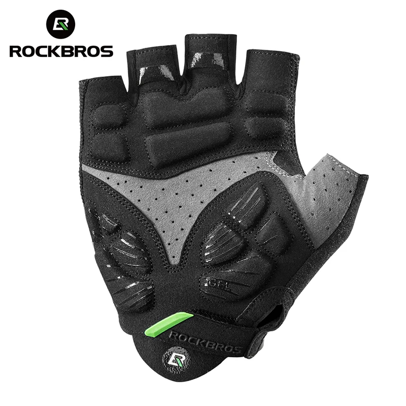 ROCKBROS Gel Bike Half Finger Gloves Sport Gloves Blue New