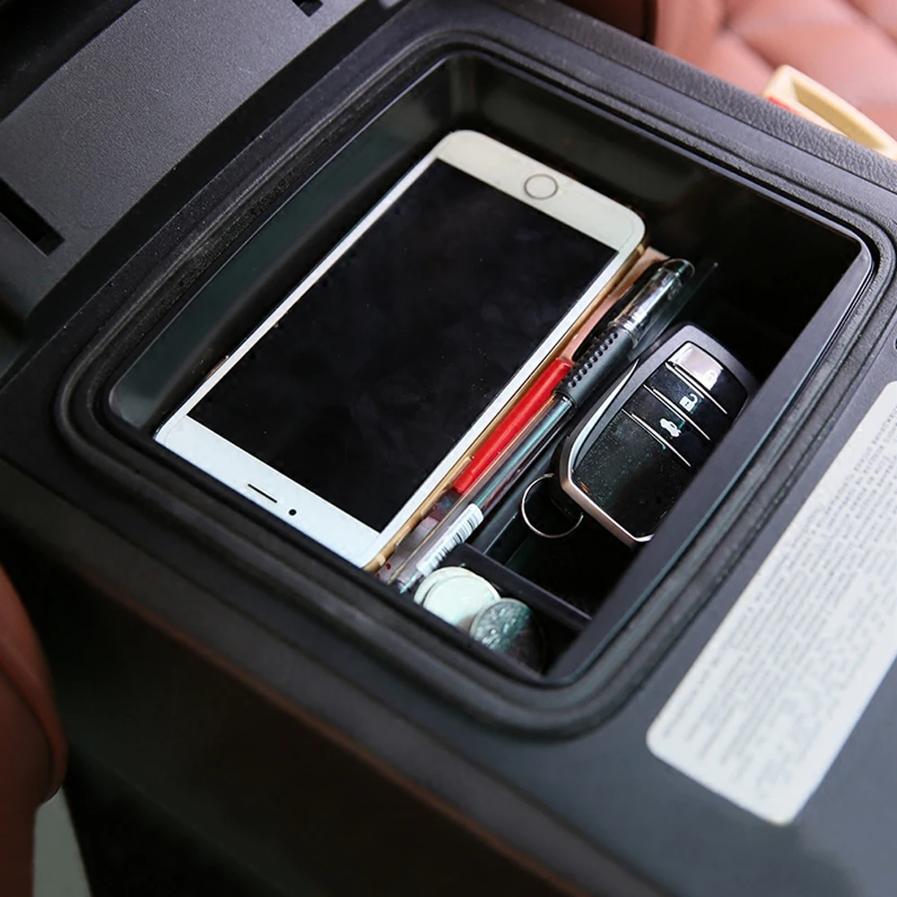 

RIMIDI Car accessories, Central armrest container holder tray storage box for Toyota Land Cruiser Prado 2004-2016