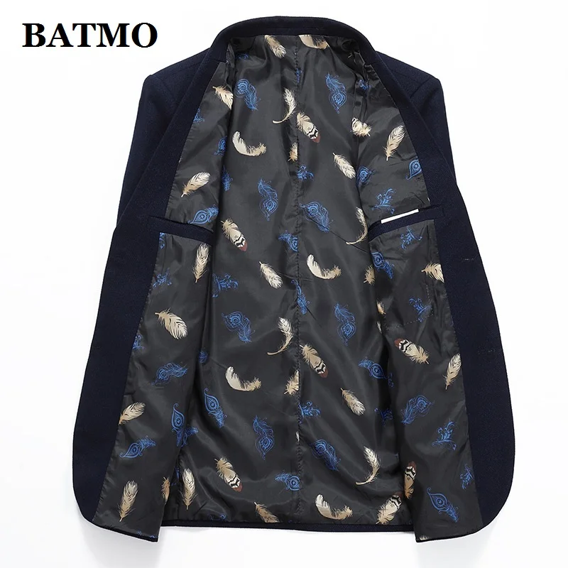 BATMO Новое поступление весенний высококачественный Повседневный Тонкий Блейзер для мужчин, мужские тонкие куртки, большие размеры QHX906
