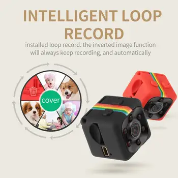 

Mini Camera HD 480P /1080P Mini Camcorders Night Vision DVR Infrared Video Recorder Digital Camera Support TF Card DV Camera W