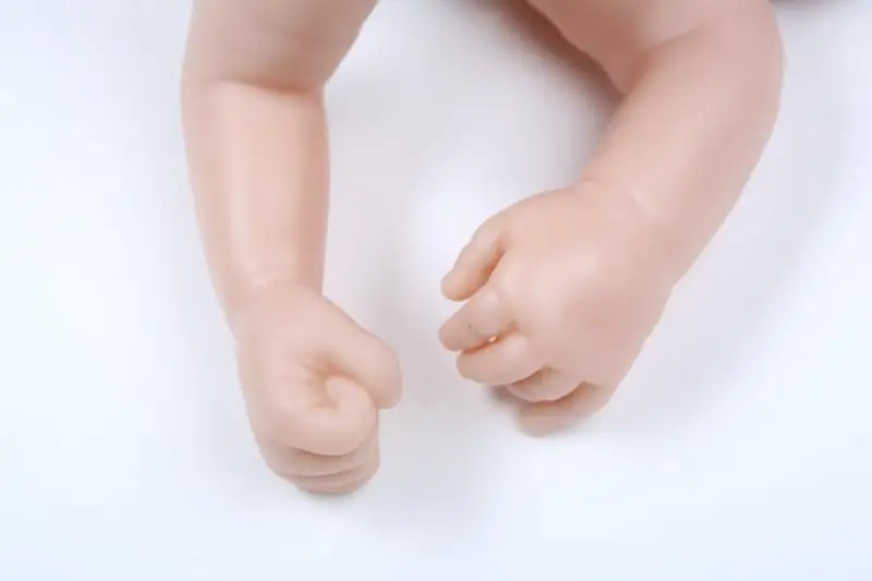 19 дюймов Мягкие силиконовые неокрашенные куклы Reborn наборы реалистичные неокрашенные части куклы плесень реалистичные Reborn Baby пустые части тела набор
