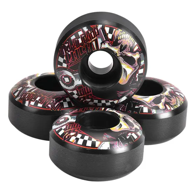 Buy 4pcs Skateboard Wheels 52mm X 30mm 51D High