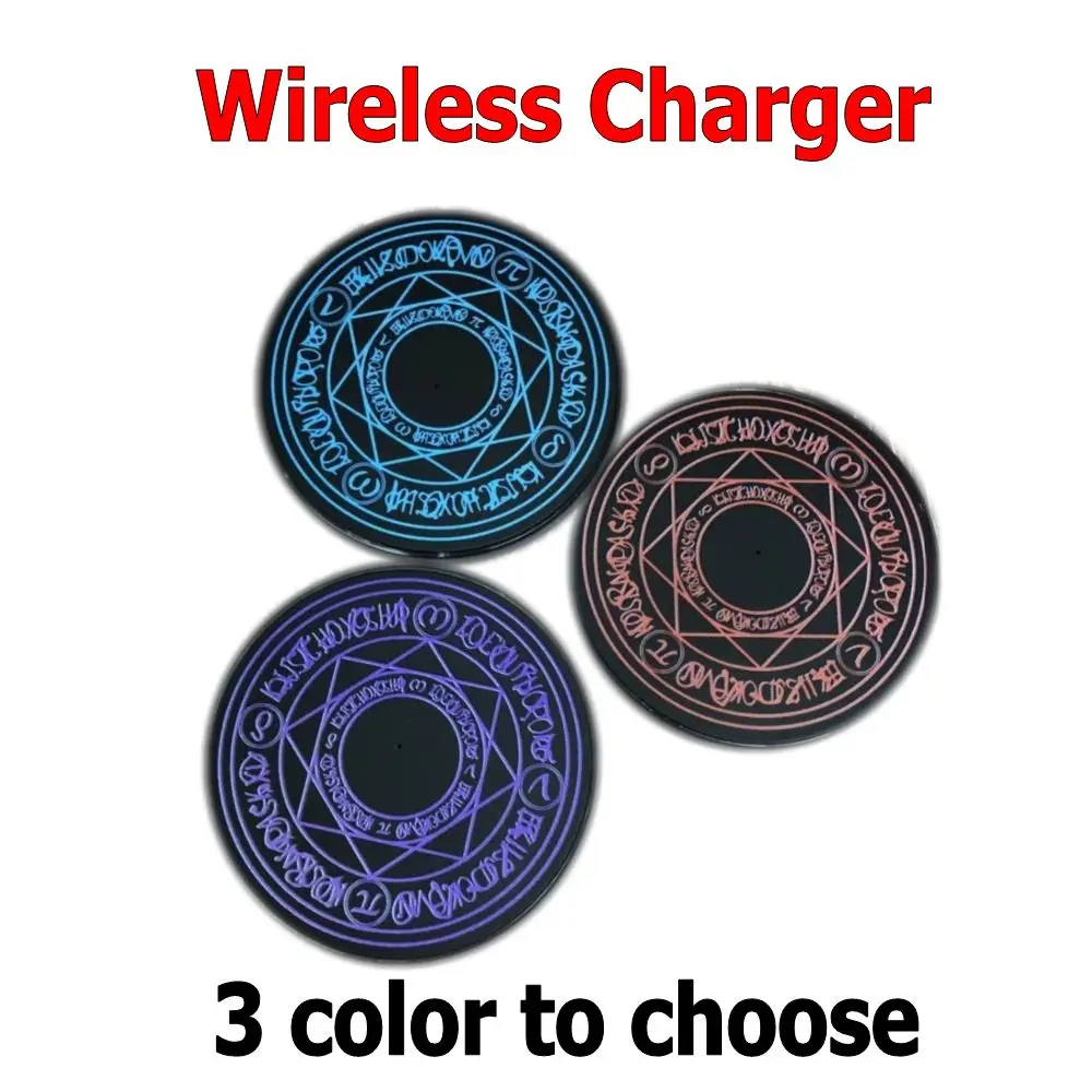 

2019 New 10W Magic array Wireless Charger for i10 tws i13tws i15tws i120 tws bluetooth earphone for iPhone X wireless charging