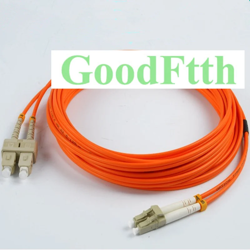 

Fiber Patch Cord Jumper Cable SC-LC Multimode 62.5/125 OM1 Duplex GoodFtth 20-100m