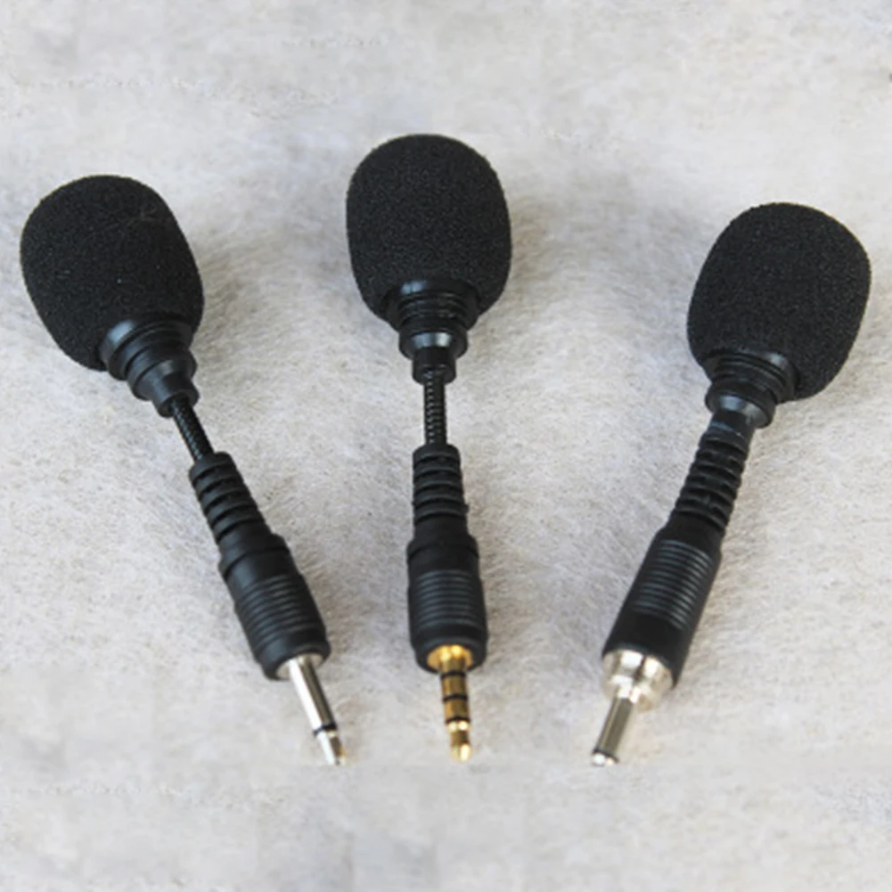 Мини-микрофон, 3,5 мм Пение Запись всенаправленный портативный конденсаторный микрофон для смартфонов(4, черный